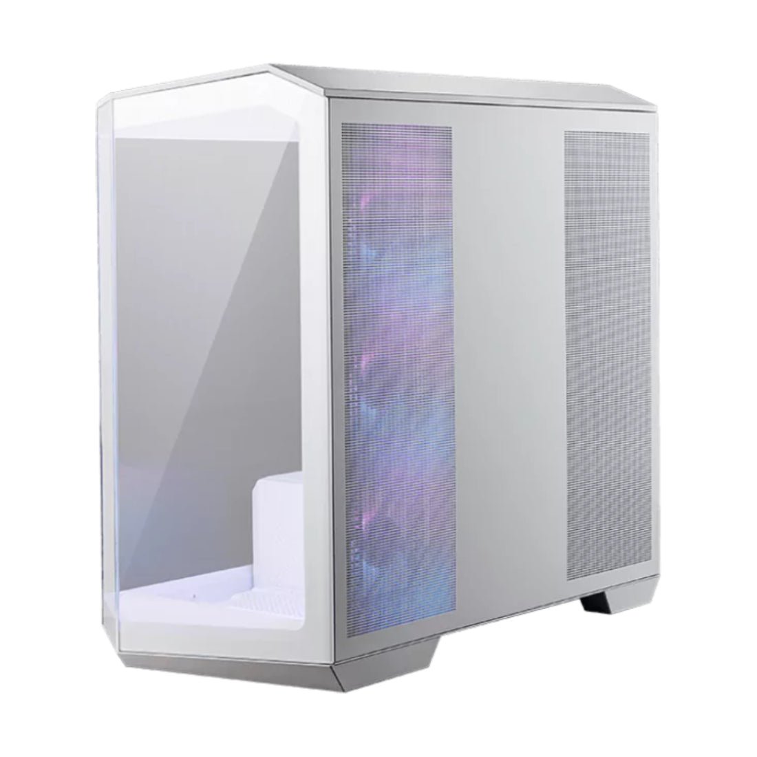 MSI MAG Pano M100R PZ Micro - ATX Tempered Glass Mid Tower Case - White - صندوق - Store974 Electronics WLL | ستور٩٧٤ للالكترونيات ذ.م.م