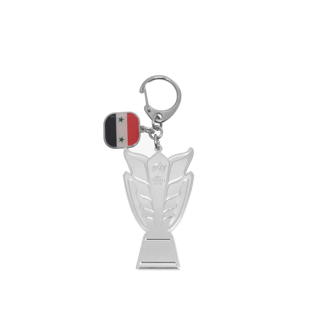 2D Trophy Keychain with Country Flag - Syria - أكسسوار - Store 974 | ستور ٩٧٤