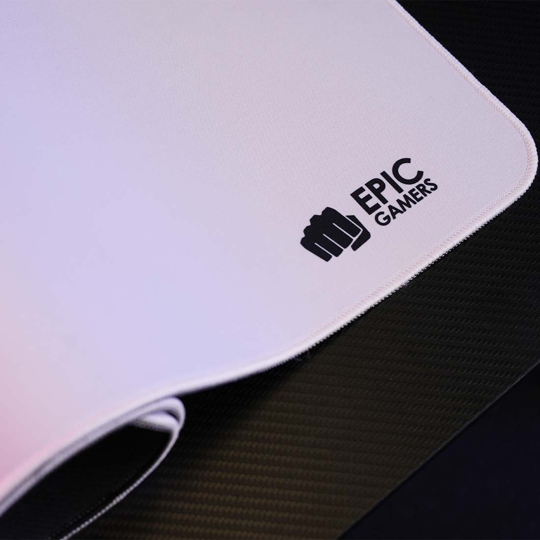 Epic Gamers V2 Gaming Mouse Pad - White - حصيرة الفأرة