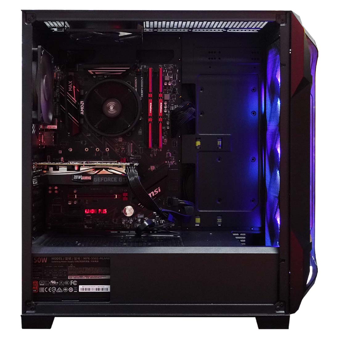 (Pre-Owned) Gaming PC AMD Ryzen 3 3300x & Zotac GTX 1660 Ti w/ Cooler Master - Black - كمبيوتر مستعمل - Store 974 | ستور ٩٧٤