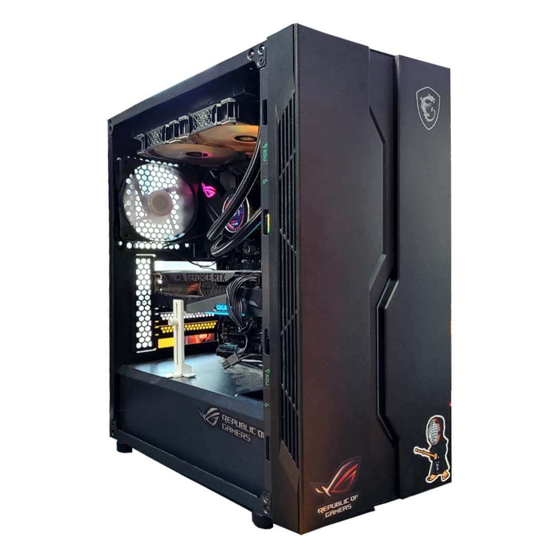 (Pre - Owned) Gaming PC Ryzen 7 3700X Processor - Gigabyte RTX 3080 Graphics Card - كمبيوتر مستعمل - Store 974 | ستور ٩٧٤