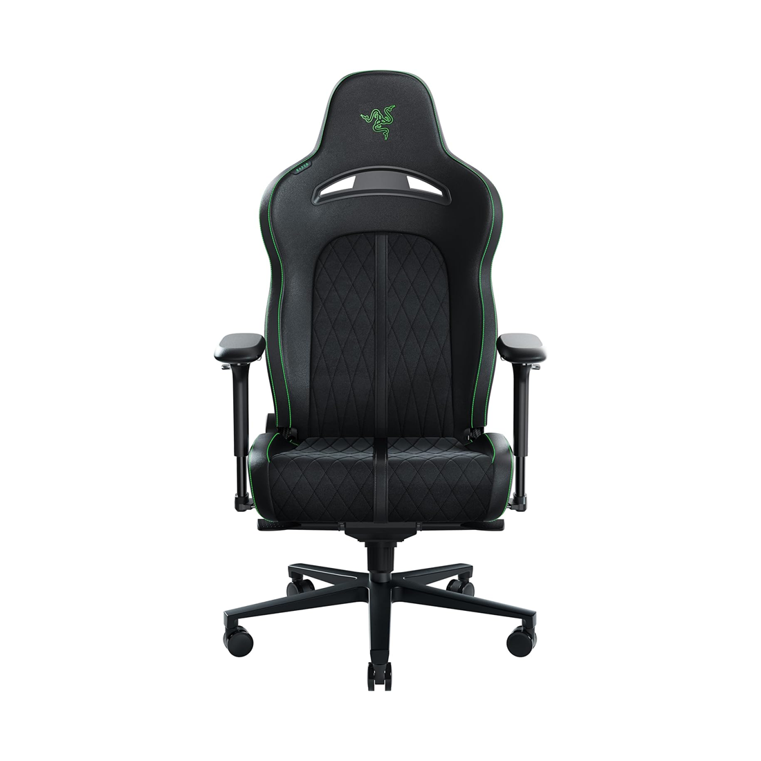 Razer Enki Pro Premium Gaming Chair with Alcantara Leather - Black/Green - كرسي
