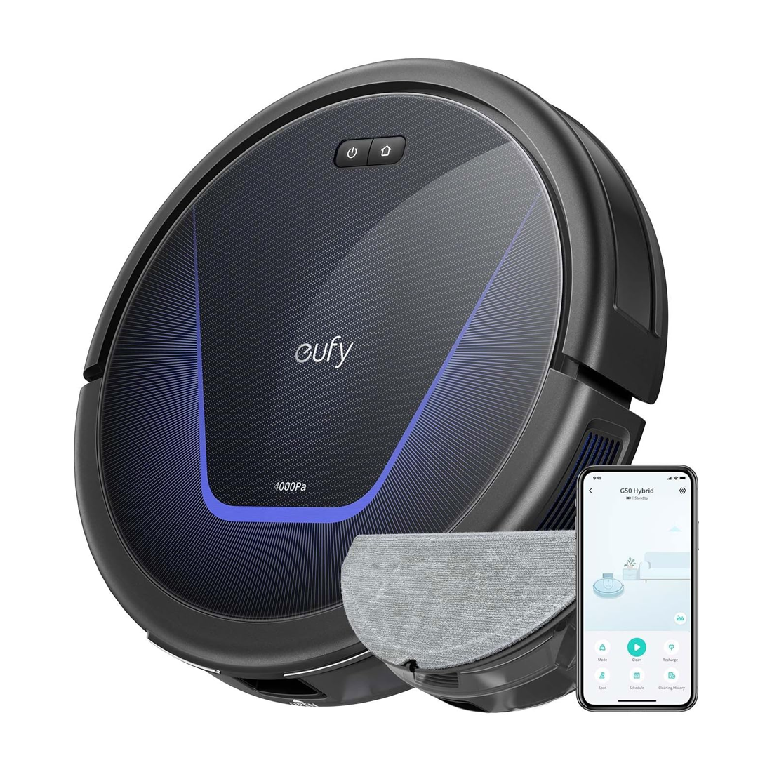 Anker Eufy G50 Hybrid – Black – مكنسة - Store 974 Electronics WLL  | ستور٩٧٤ للالكترونيات ذ.م.م