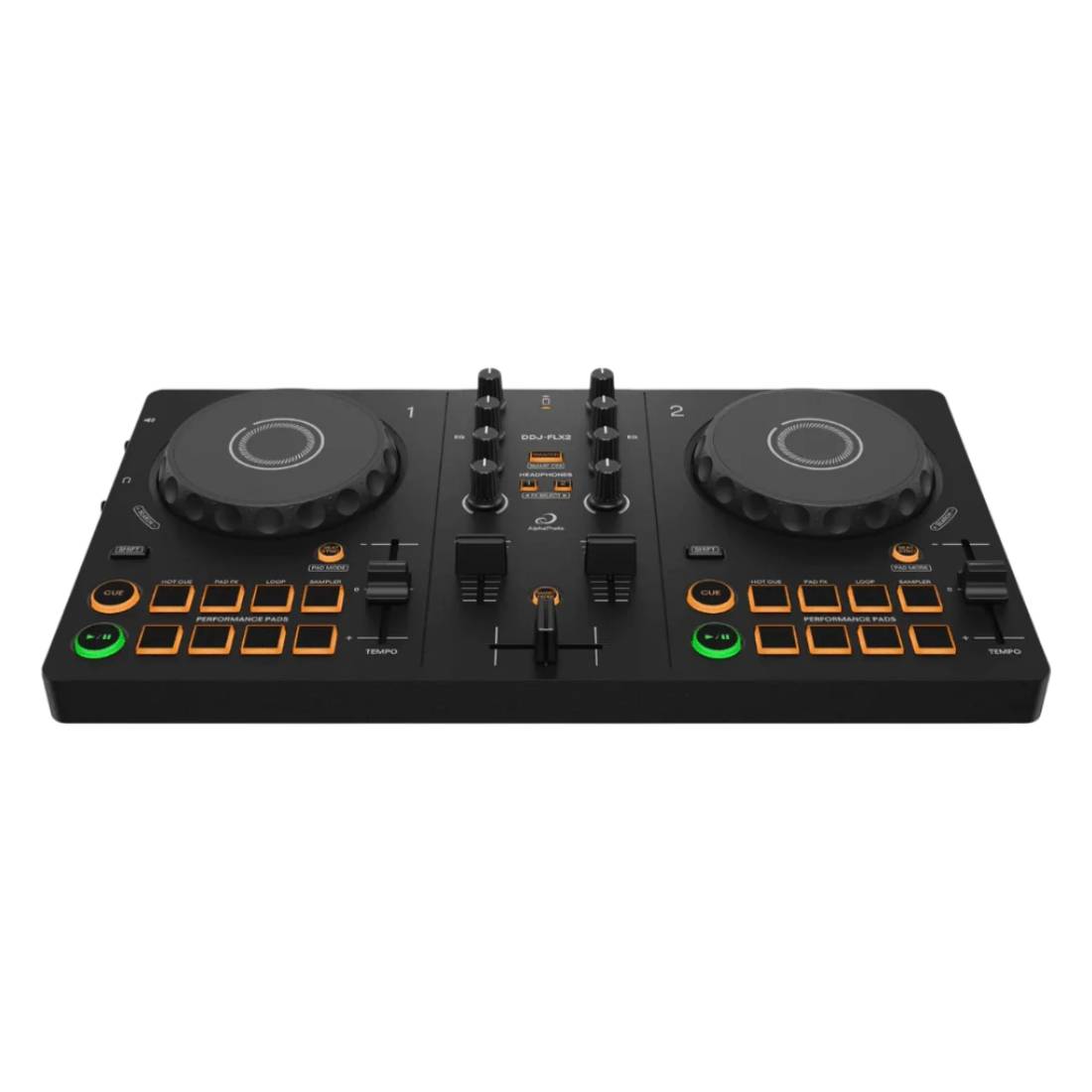 AlphaTheta - DDJ-FLX2 Compact 2-Channel DJ Controller - ميكروفون AlphaTheta - DDJ-FLX2 Compact 2-Channel DJ Controller - ميكروفون