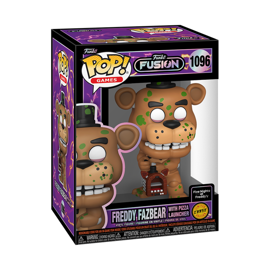 Pop! Games: Funko Fusion - Freddy w/chase #1096 - مجسم Pop! Games: Funko Fusion - Freddy w/chase #1096 - مجسم