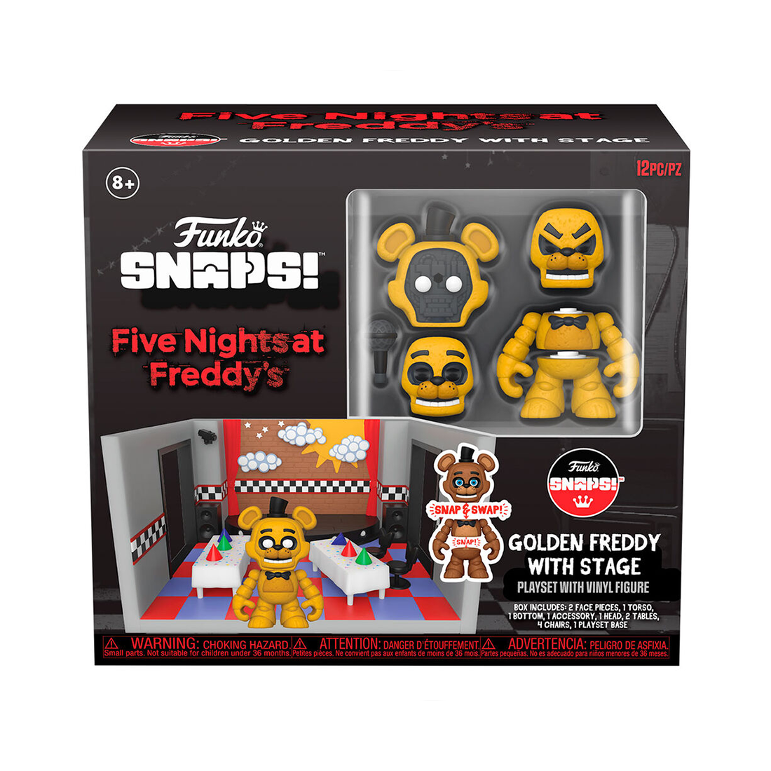 Funko Funko Snap Playset! Five Nights at Freddy's - Stage w/ Freddy (GD) - مجسم Funko Funko Snap Playset! Five Nights at Freddy's - Stage w/ Freddy (GD) - مجسم