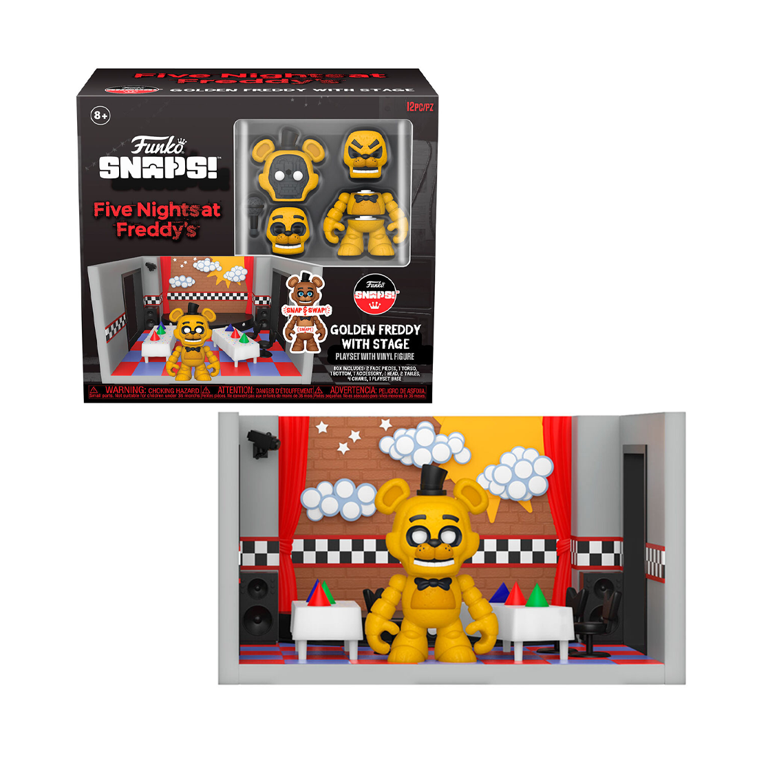 Funko Funko Snap Playset! Five Nights at Freddy's - Stage w/ Freddy (GD) - مجسم Funko Funko Snap Playset! Five Nights at Freddy's - Stage w/ Freddy (GD) - مجسم