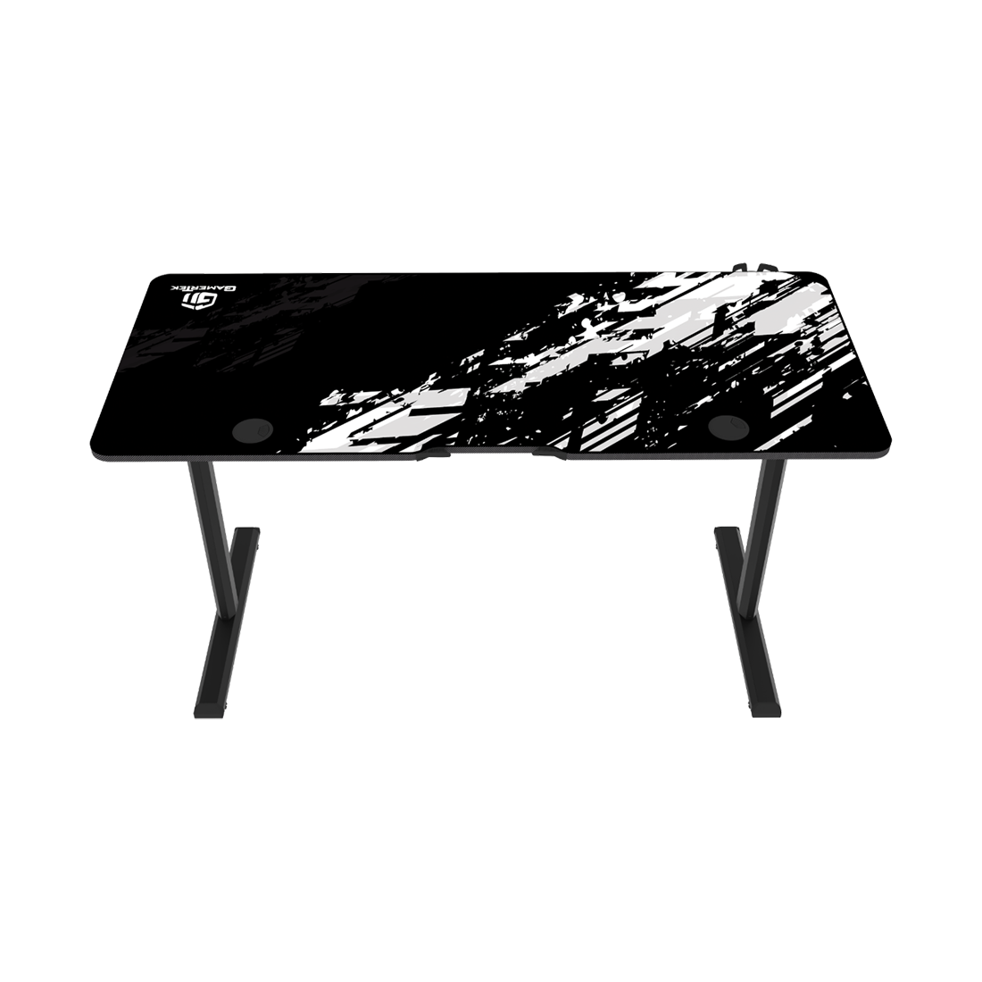 GamerTek GT-Elevate X Gaming Desk - White & Black - طاولة ألعاب
