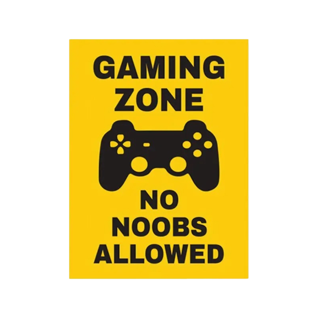 Gaming Zone Humor Poster (40 x 30 cm) - ملصق