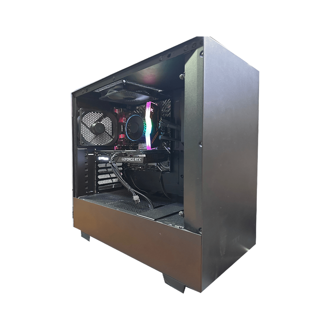 (Pre - Owned) Gaming PC Intel Core i5 - 12400F Processor Zotac Gaming GeForce RTX 3050 Graphic Card H510 NZXT case - كمبيوتر مستعمل - Store 974 | ستور ٩٧٤