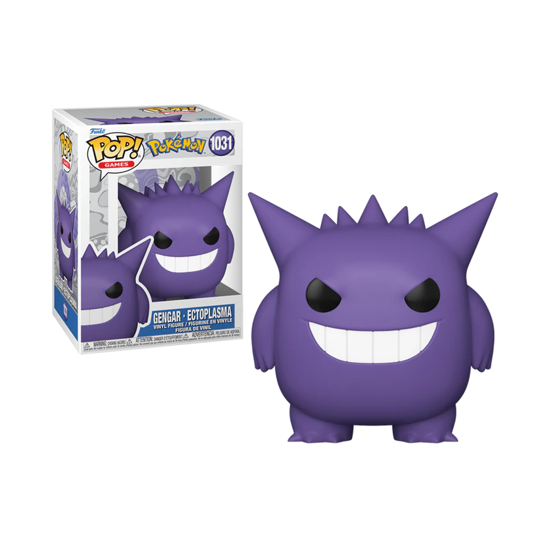 Funko Pop! Games: Pokemon - Gengar #1031 - مجسم - Store 974 Electronics WLL  | ستور٩٧٤ للالكترونيات ذ.م.م