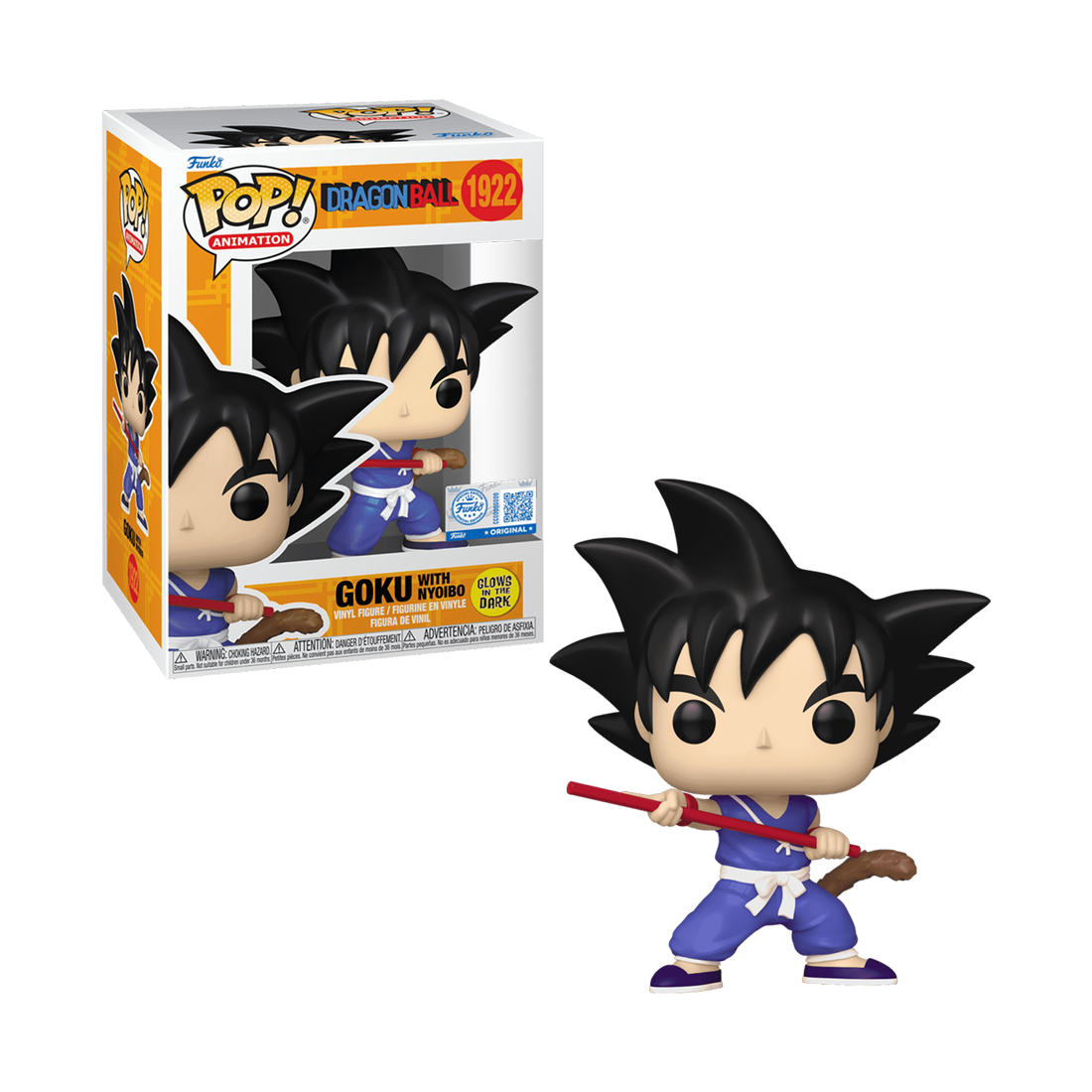 Funko Pop! Animation: Dragon Ball - Goku (Nyoibou)(GW)(Exc) #1922 - مجسم - Store 974 Electronics WLL  | ستور٩٧٤ للالكترونيات ذ.م.م