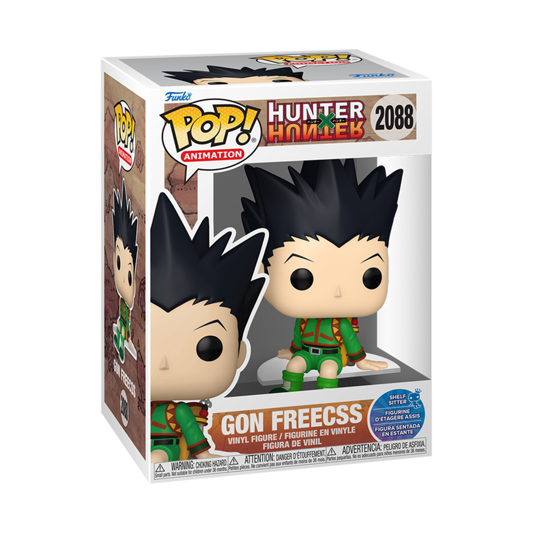 Pop! Animation: Hunter X Hunter - Gon Freecss #2088 - مجسم Pop! Animation: Hunter X Hunter - Gon Freecss #2088 - مجسم