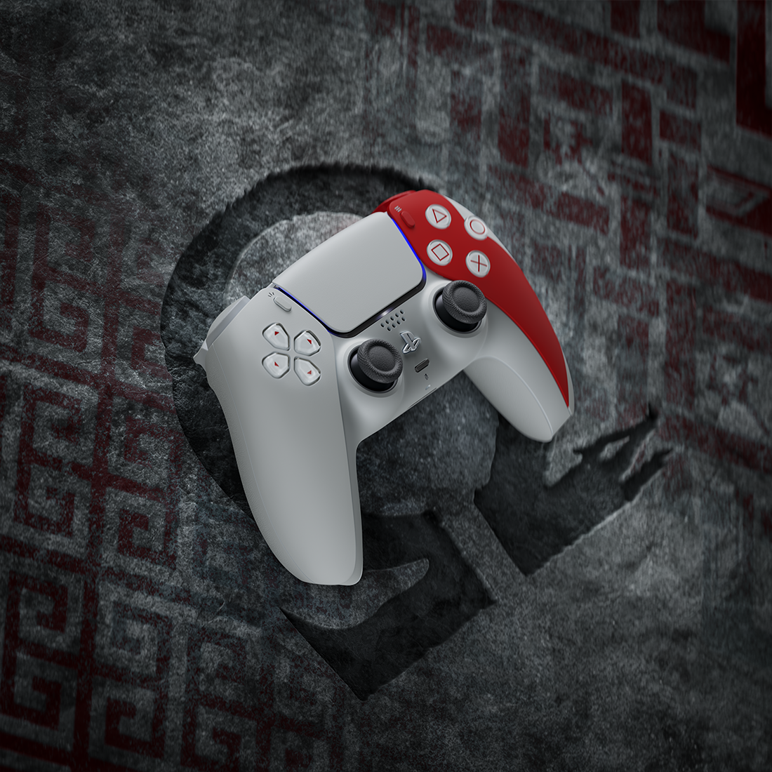Sony PS5 God Of War 20th Anniversary Dualsense Controller - وحدة تحكم Sony PS5 God Of War 20th Anniversary Dualsense Controller - وحدة تحكم