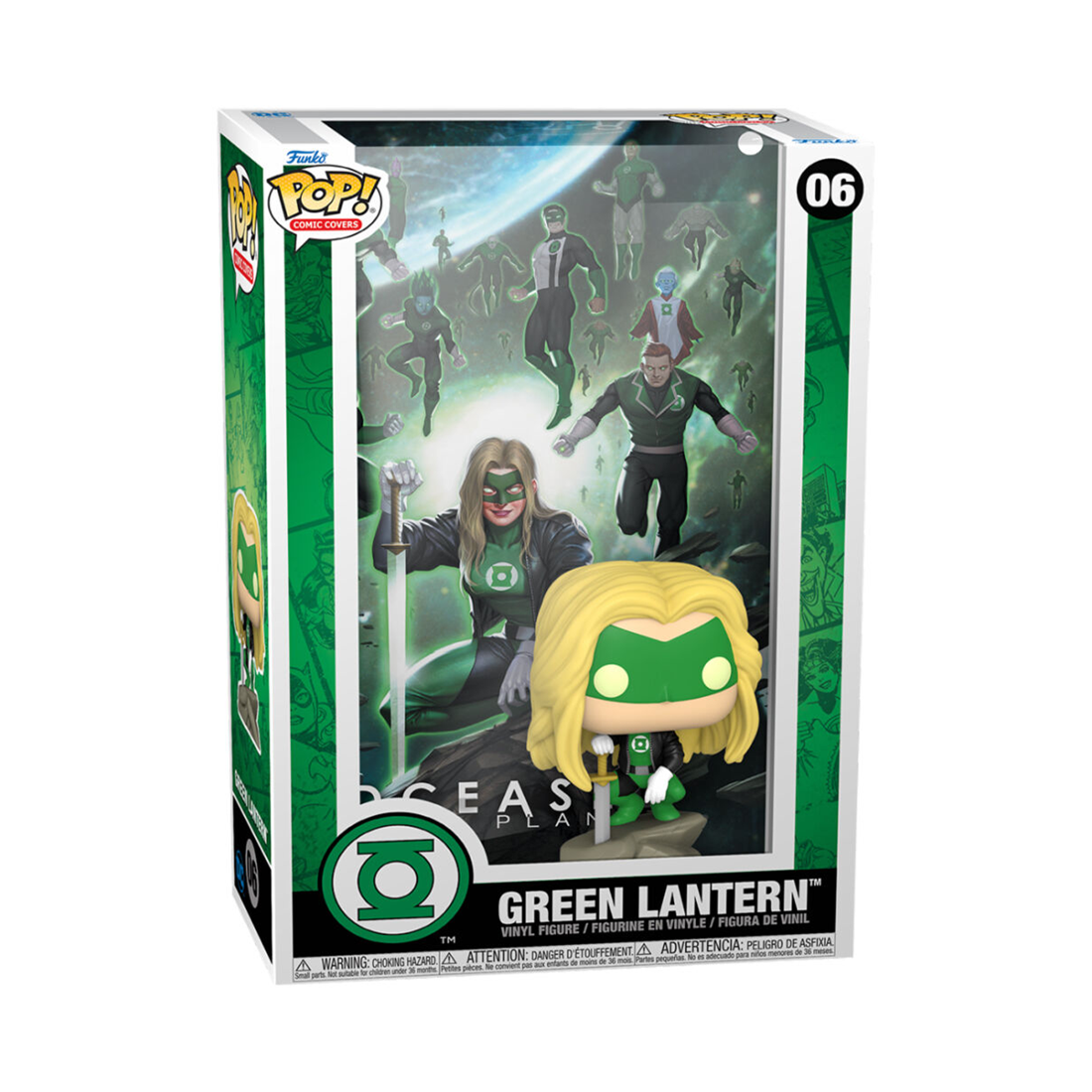 Funko Pop Comic Cover! Heroes: DCeased Green Lantern #06 - مجسم Funko Pop Comic Cover! Heroes: DCeased Green Lantern #06 - مجسم