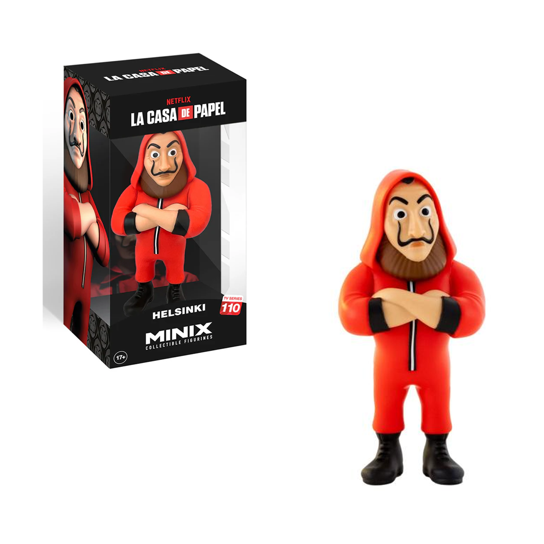 Minix Tv Series Money Heist Helsinki W/ Mask - دمية - Store 974 Electronics WLL  | ستور٩٧٤ للالكترونيات ذ.م.م