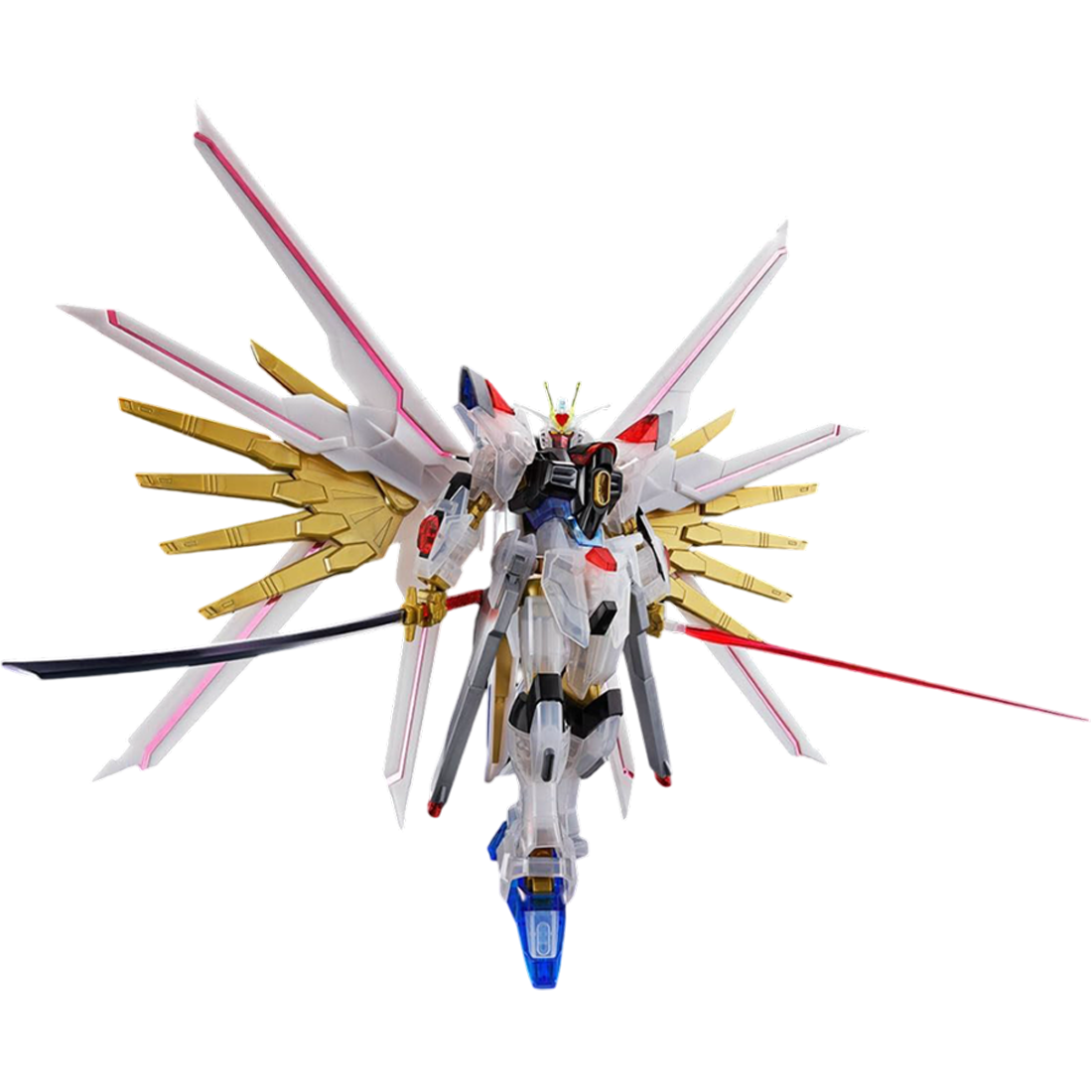 Gundam - HG Mighty Strike Freedom Gundam Figure - مجسم Gundam - HG Mighty Strike Freedom Gundam Figure - مجسم