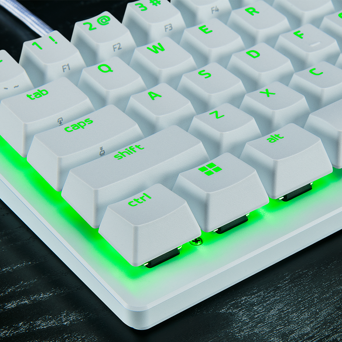 Razer Huntsman V3 Pro Mini - White Edition - US Layout - لوحة مفاتيح Razer Huntsman V3 Pro Mini - White Edition - US Layout - لوحة مفاتيح
