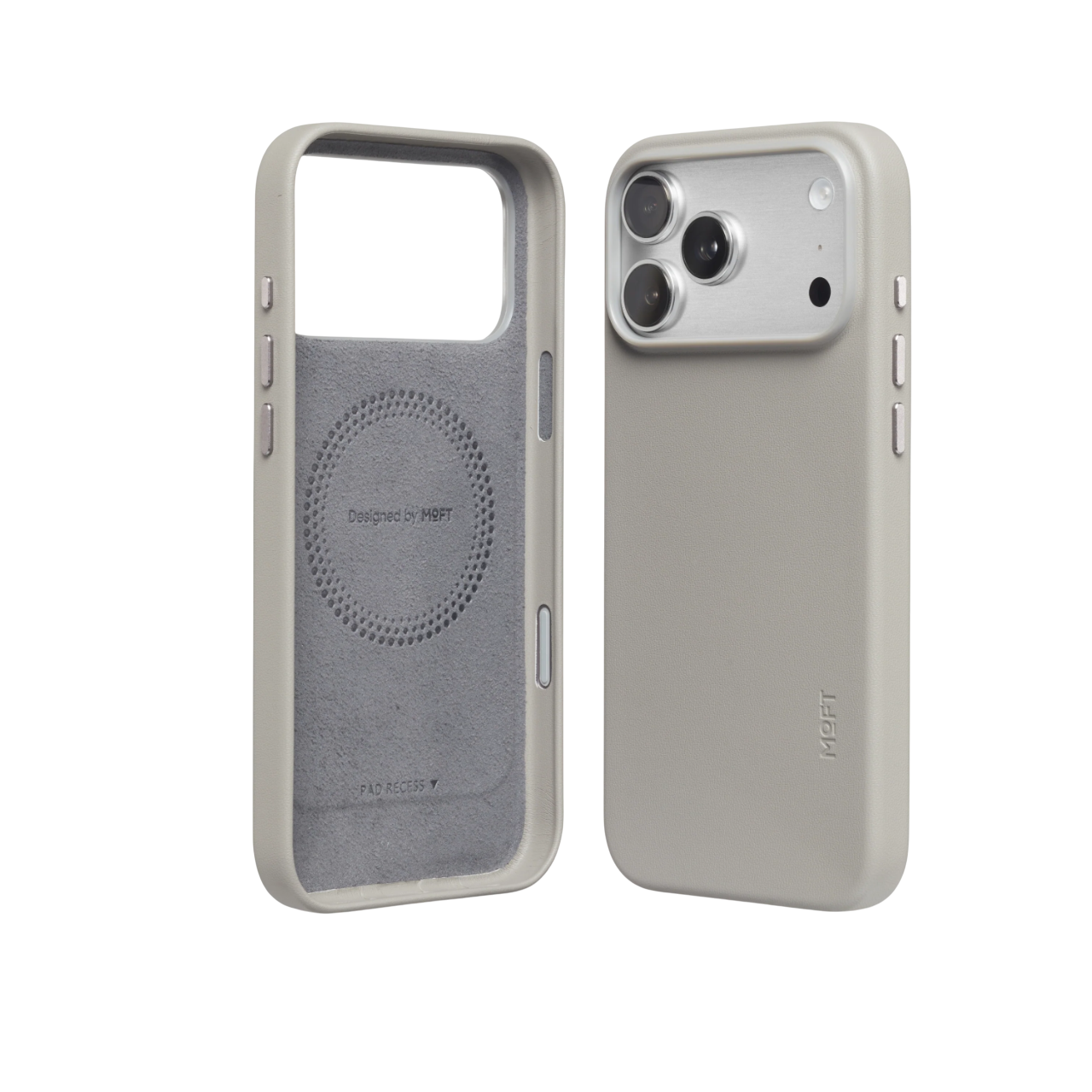Moft Snap Case - iPhone 17promax - Taupe - أكسسوارات - Store 974 Electronics WLL  | ستور٩٧٤ للالكترونيات ذ.م.م