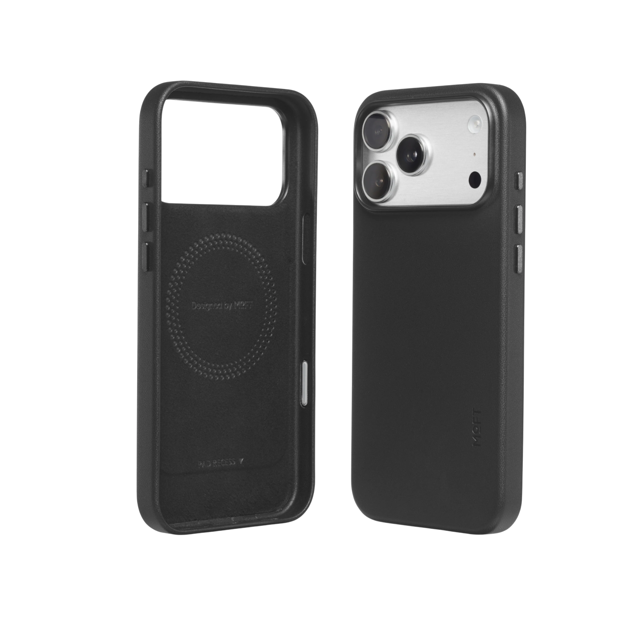 Moft Snap Case - iPhone 17promax - Jet Black - أكسسوارات - Store 974 Electronics WLL  | ستور٩٧٤ للالكترونيات ذ.م.م