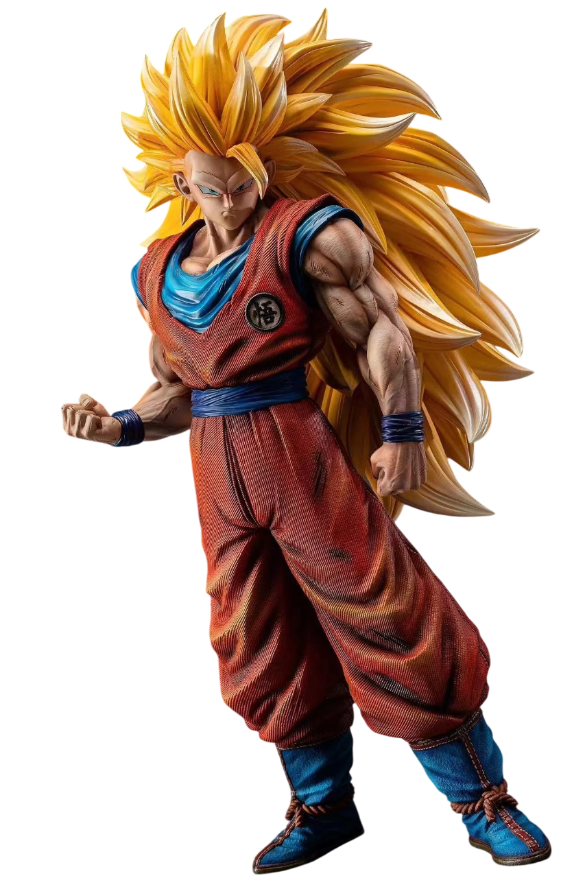 Super Saiyan 3 Goku - 2% Studio  - مجسم - Store 974 Electronics WLL  | ستور٩٧٤ للالكترونيات ذ.م.م