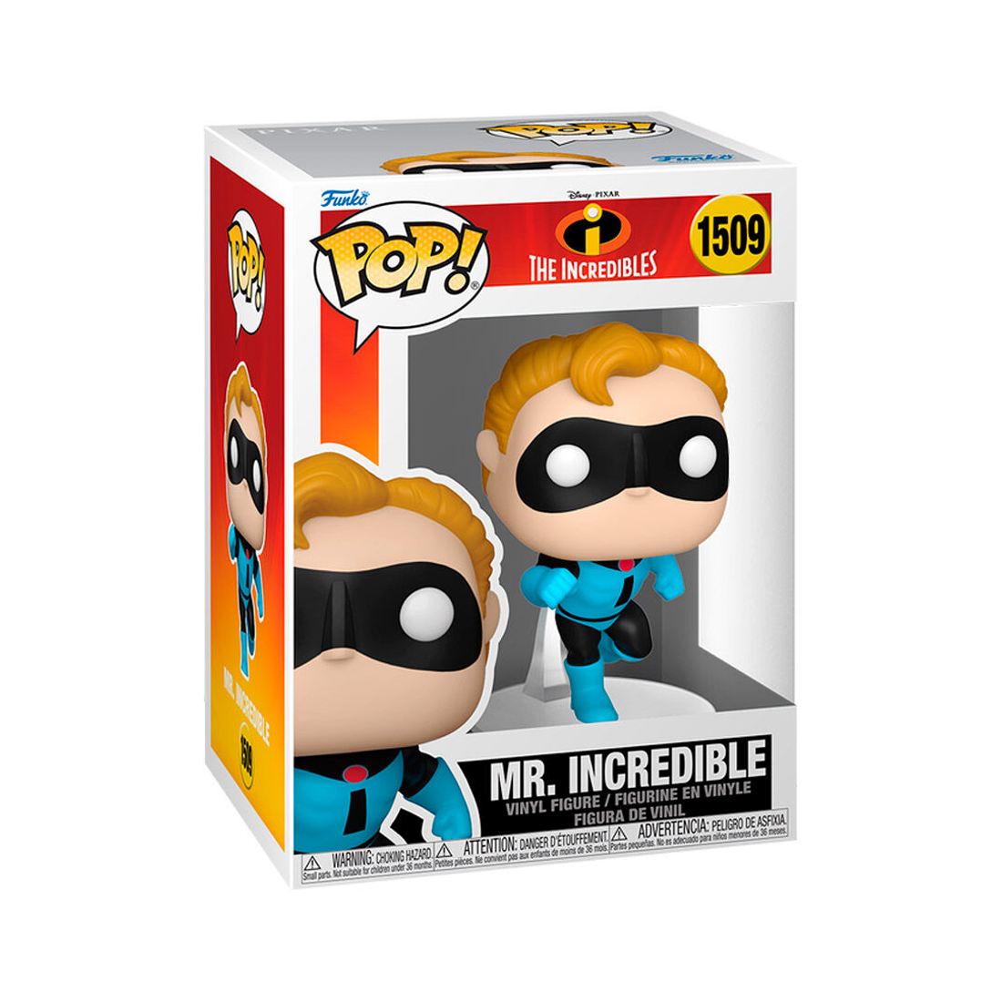 Funko Pop! Disney: Incredibles 20th - Mr. Incredible w/chase #1509 - مجسم Funko Pop! Disney: Incredibles 20th - Mr. Incredible w/chase #1509 - مجسم