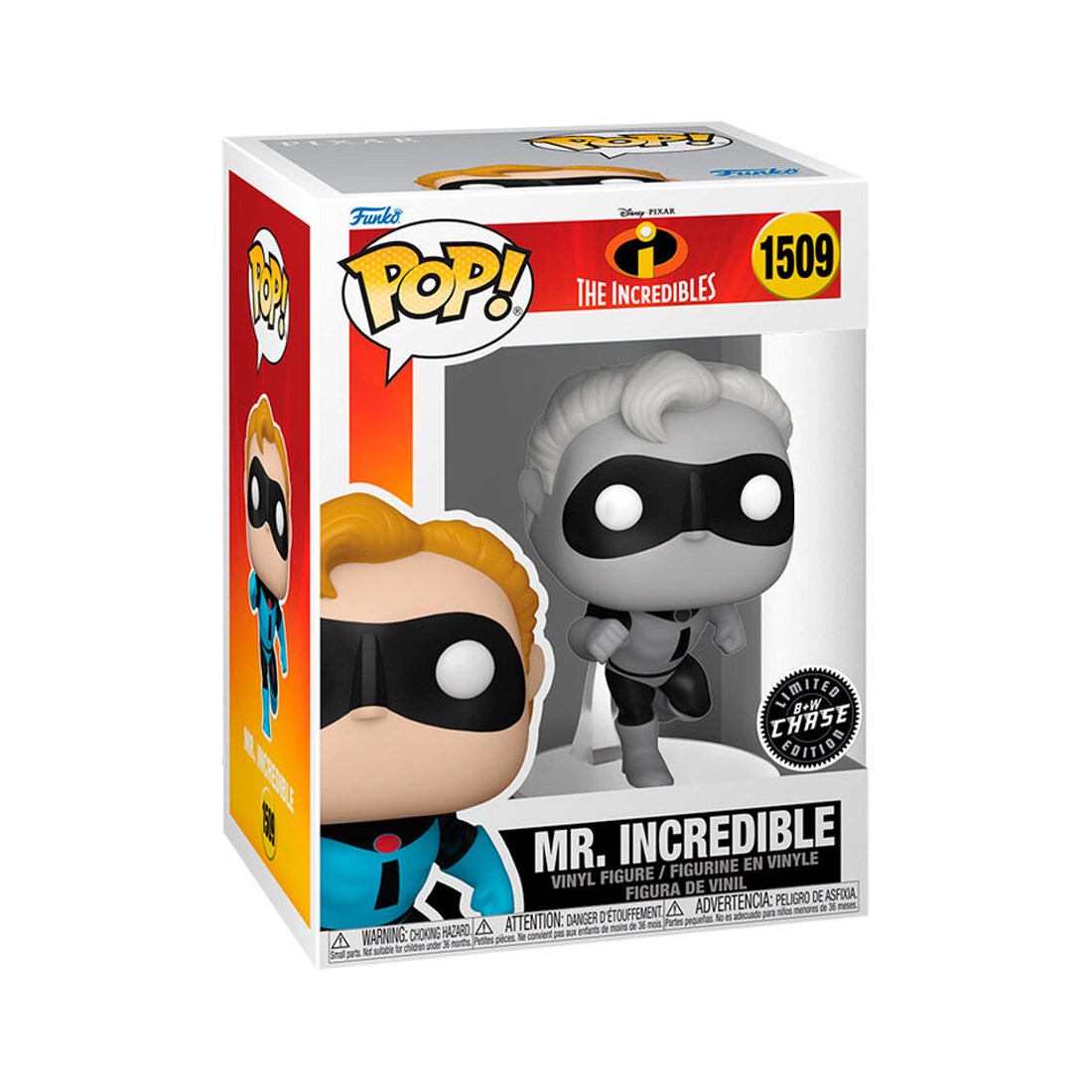 Funko Pop! Disney: Incredibles 20th - Mr. Incredible w/chase #1509 - مجسم Funko Pop! Disney: Incredibles 20th - Mr. Incredible w/chase #1509 - مجسم