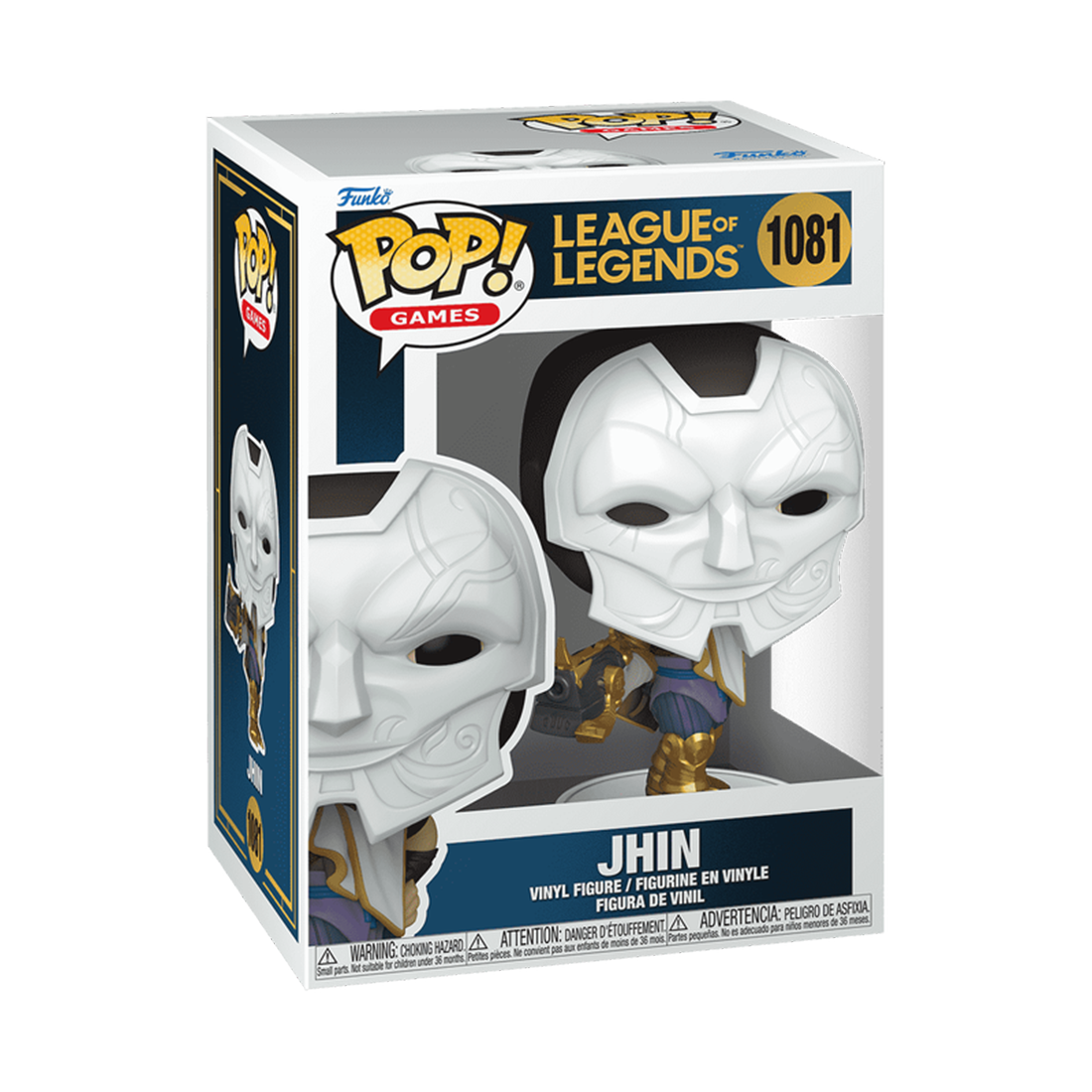 Funko Pop! Games: League of Legends - Jhin #1081 - مجسم - Store 974 Electronics WLL  | ستور٩٧٤ للالكترونيات ذ.م.م