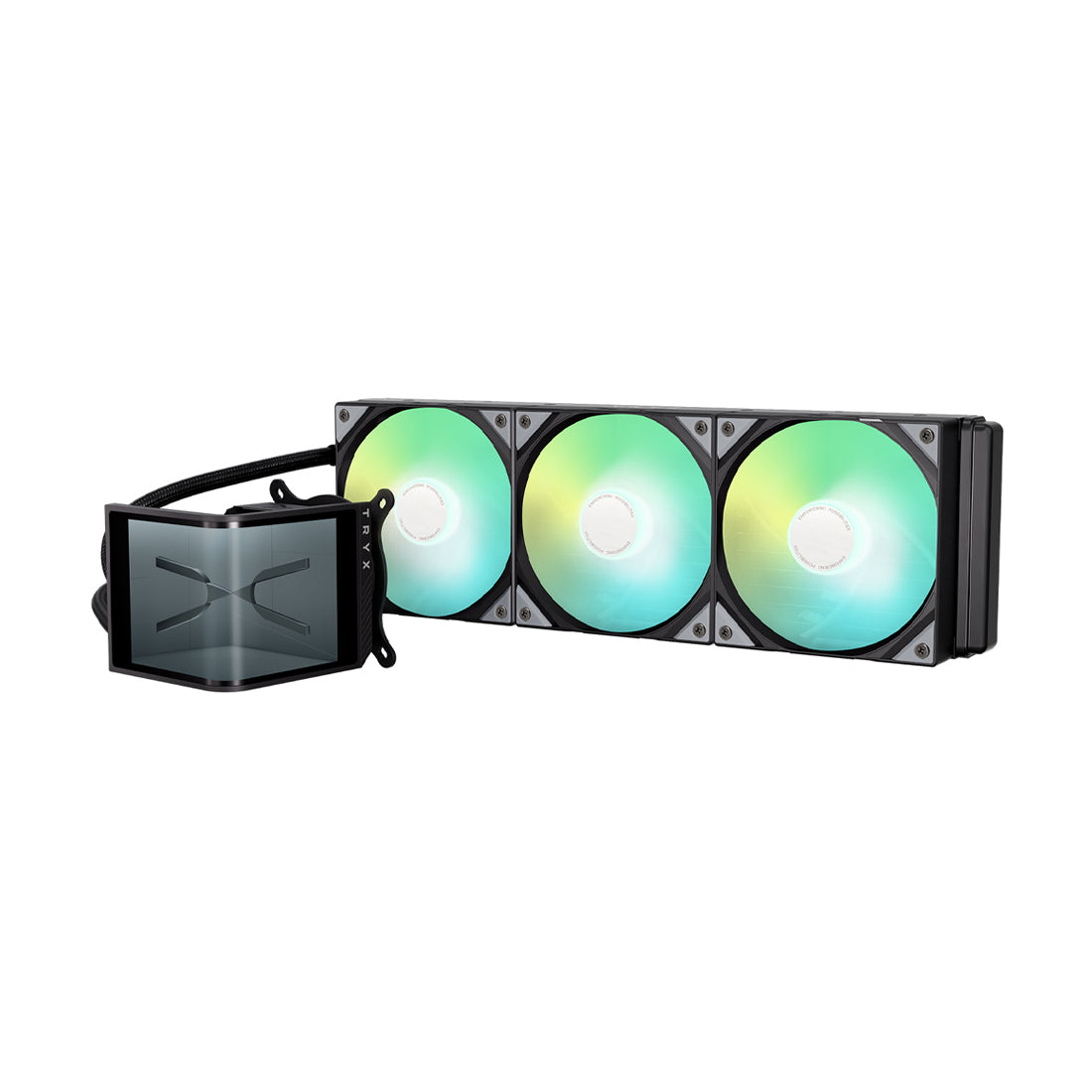 TryX Panorama SE ARGB 360mm Liquid Cooler - Black - مبرد TryX Panorama SE ARGB 360mm Liquid Cooler - Black - مبرد