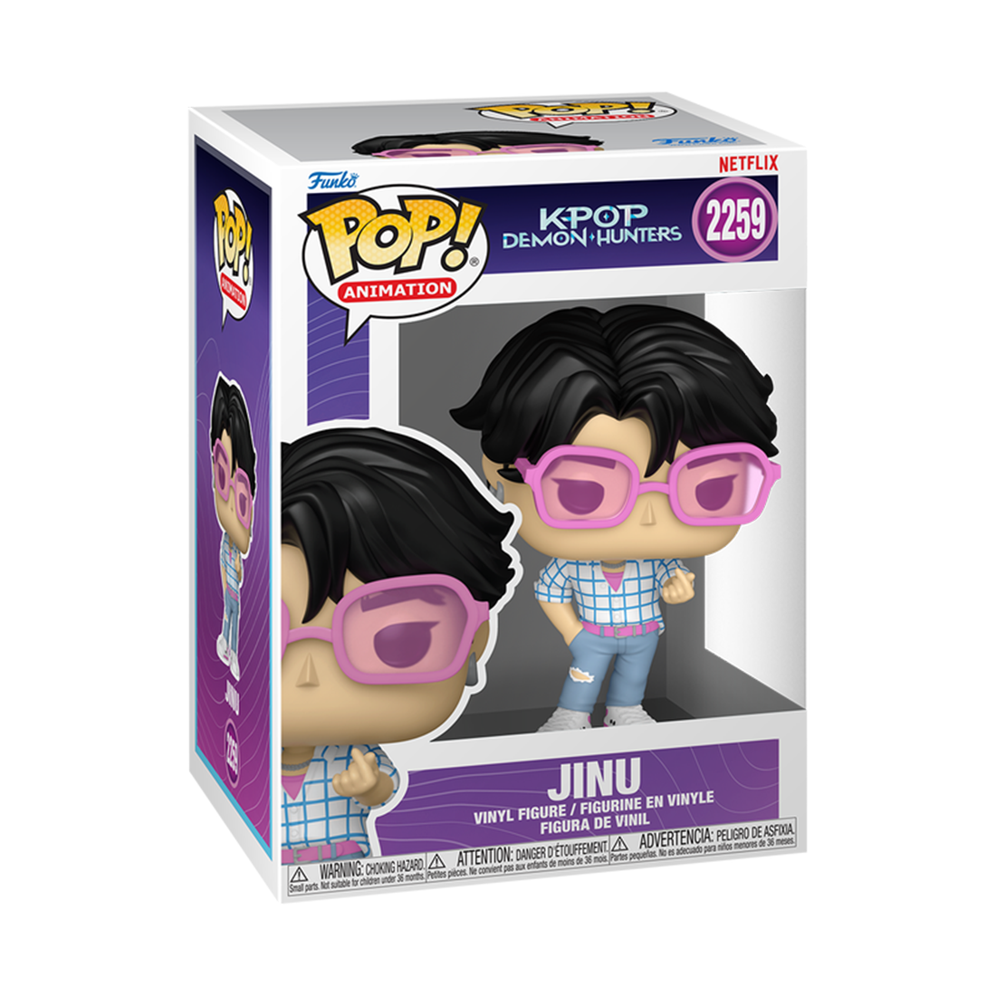 Funko Pop! Animation: KPOP Demon Hunters - Jinu w/chase #2259 - مجسم