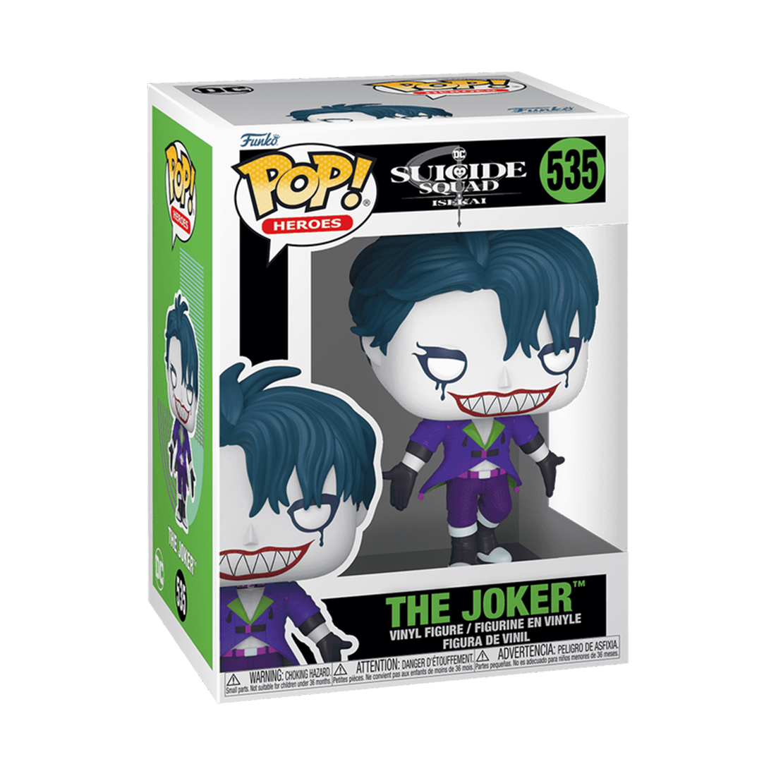 Funko Pop! Heroes: DC Suicide Squad Isekai - Joker w/chase #535 - مجسم