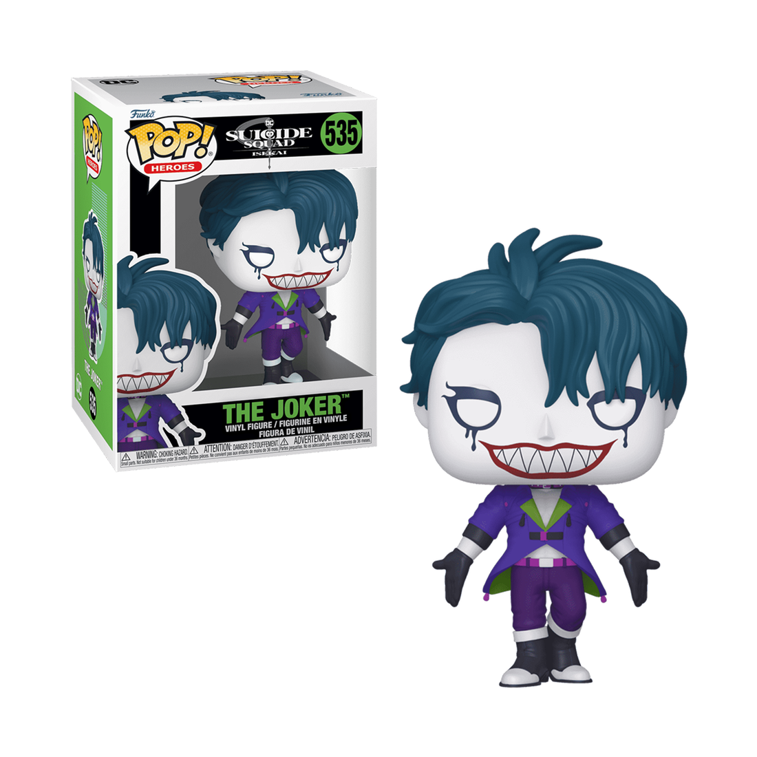 Funko Pop! Heroes: DC Suicide Squad Isekai - Joker w/chase #535 - مجسم - Store 974 Electronics WLL  | ستور٩٧٤ للالكترونيات ذ.م.م