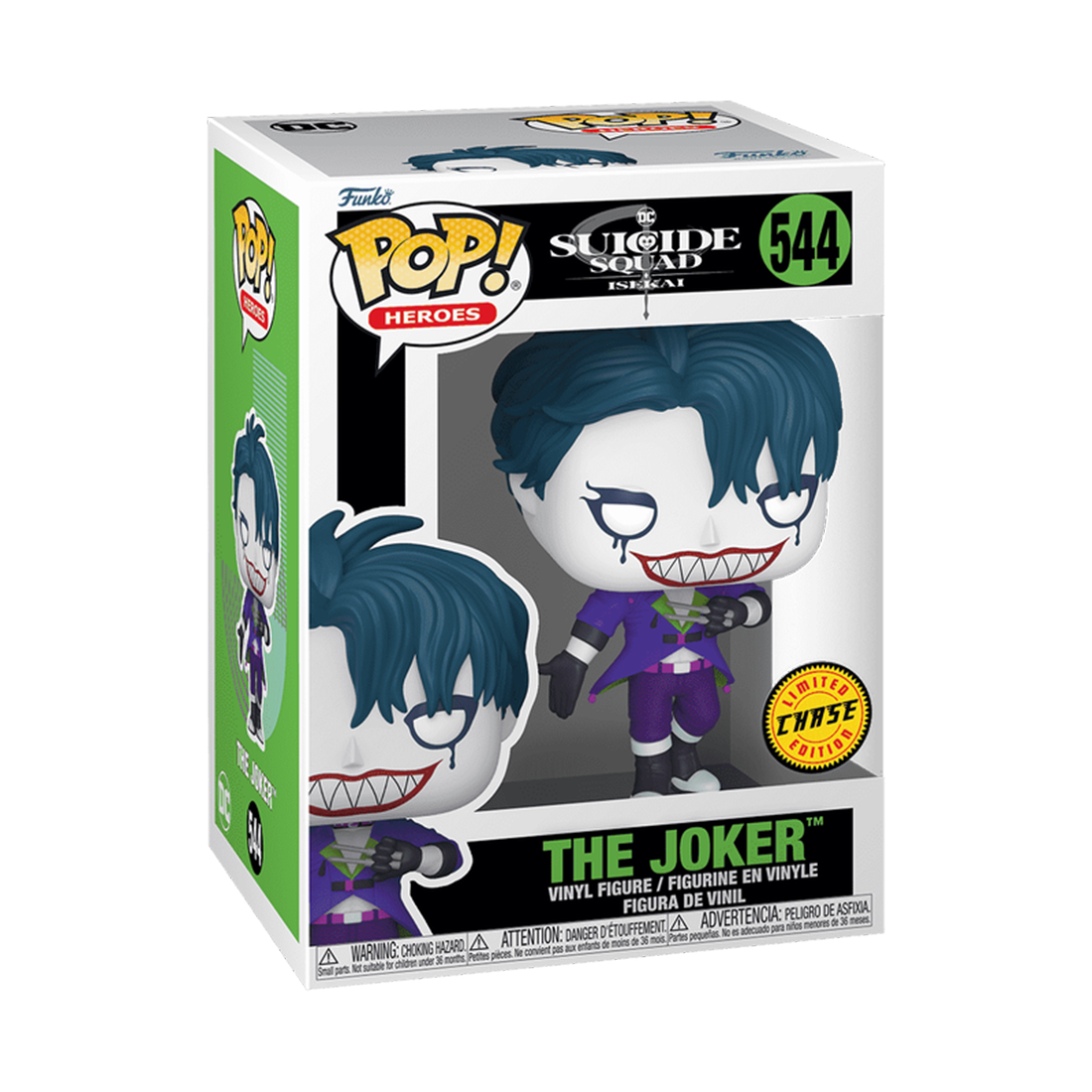 Funko Pop! Heroes: DC Suicide Squad Isekai - Joker w/chase #535 - مجسم - Store 974 Electronics WLL  | ستور٩٧٤ للالكترونيات ذ.م.م
