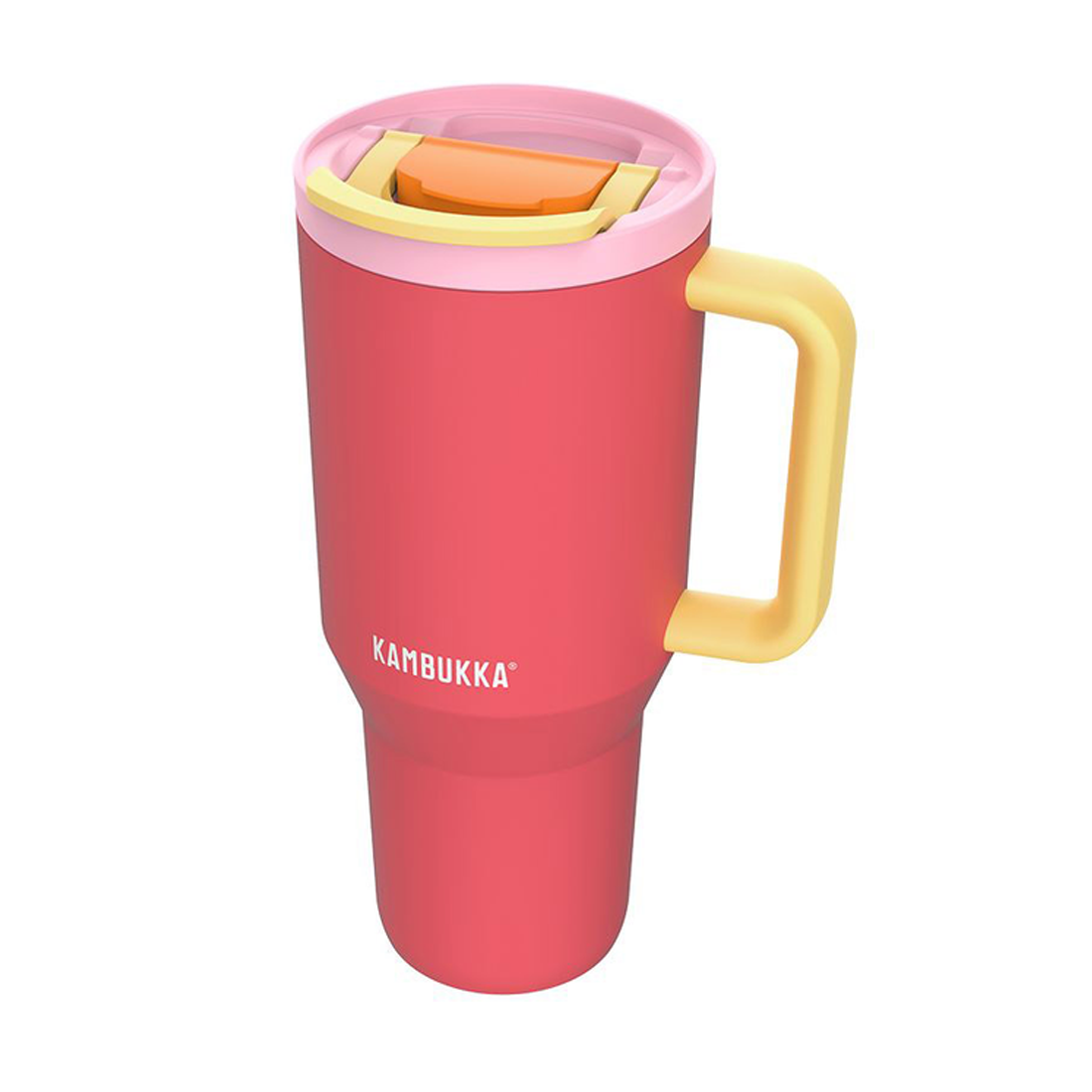 Kambukka Rio Tumbler 950ml (32oz) Pink Papaya - قارورة - Store 974 Electronics WLL  | ستور٩٧٤ للالكترونيات ذ.م.م