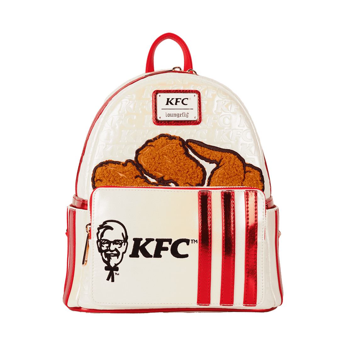 Loungefly! Leather: KFC Mini Backpack - حقيبة
