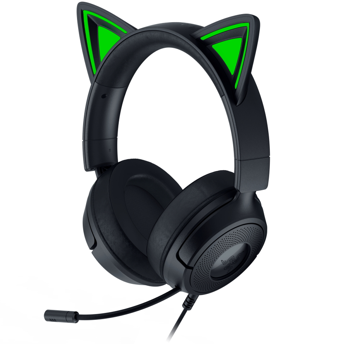 Razer Kraken Kitty V3 X Wired Kitty Headset for Gaming - Black - سماعة Razer Kraken Kitty V3 X Wired Kitty Headset for Gaming - Black - سماعة