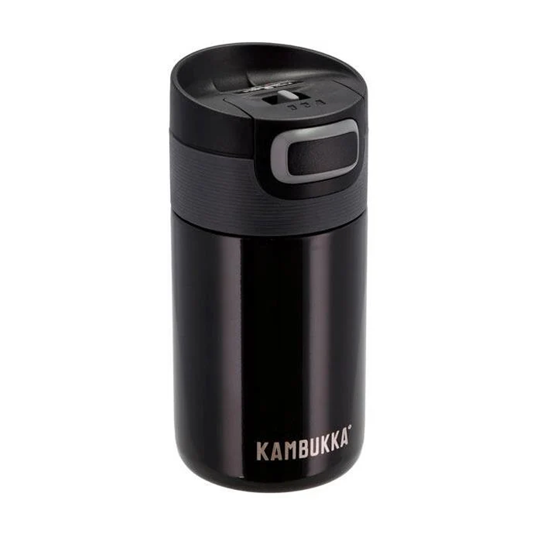Kambukka Etna Ss Double Wall Vacuum Insulated Tumbler 300ml (10oz)-pitch Black - قارورة - Store 974 Electronics WLL  | ستور٩٧٤ للالكترونيات ذ.م.م