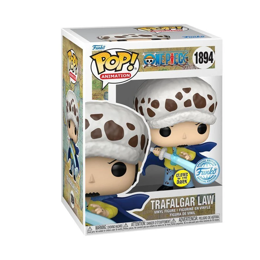 Funko Pop! Animation: One Piece - Trafalgar Law (GW)(Exc) #1894 - مجسم