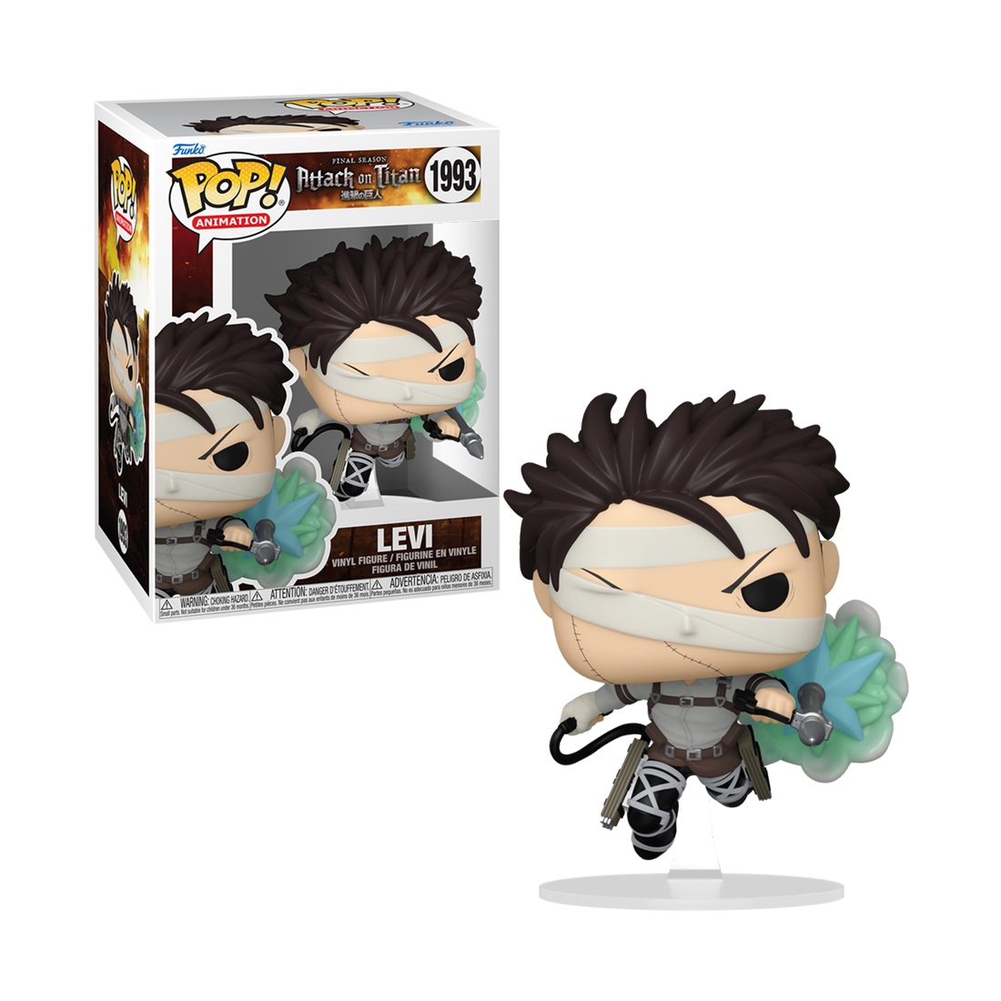 Funko Pop! Animation: Attack on Titan - Levi(SP-1) #1993 - مجسم - Store 974 Electronics WLL  | ستور٩٧٤ للالكترونيات ذ.م.م