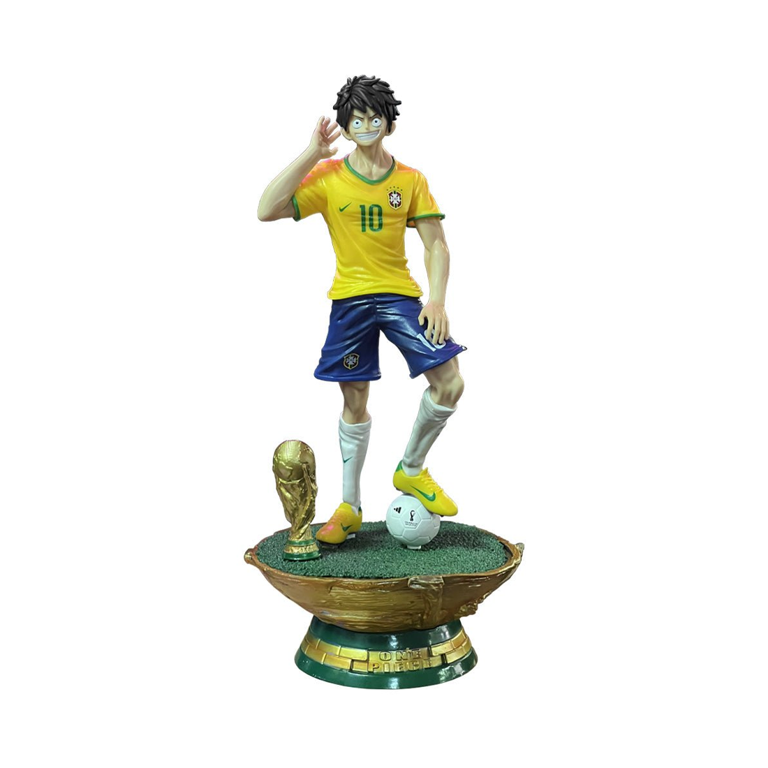 Luffy Cosplay - Neymar Jr Resin Figure - مجسم مستعمل - Store 974 Electronics WLL  | ستور٩٧٤ للالكترونيات ذ.م.م