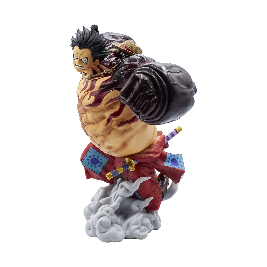 One Piece Bwfc Manga Dimension Luffy Gear 4 Figure - مجسم مستعمل - Store 974 Electronics WLL  | ستور٩٧٤ للالكترونيات ذ.م.م