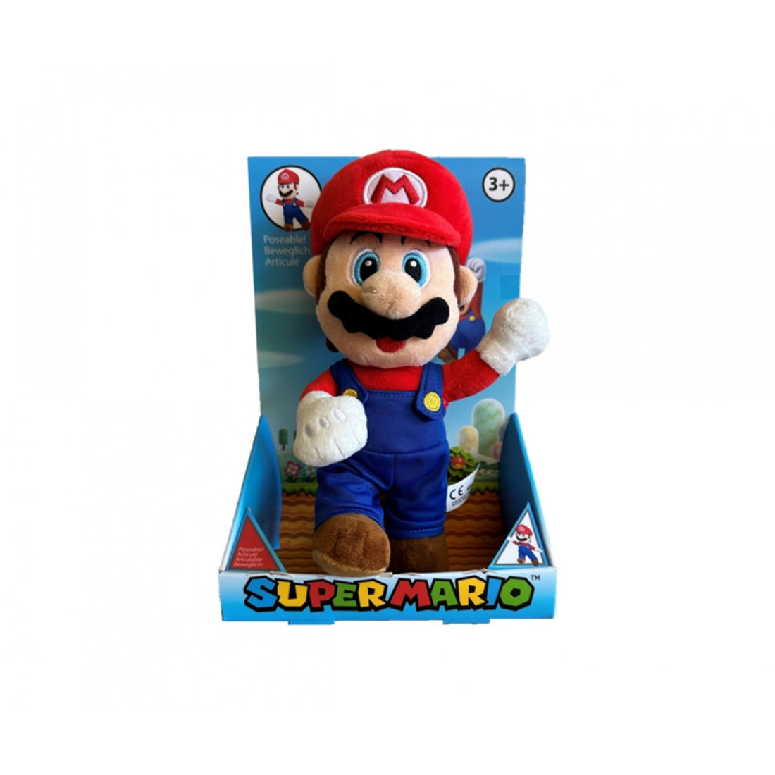 Nintendo Super Mario Poseable Mario 25cm - دمية Nintendo Super Mario Poseable Mario 25cm - دمية