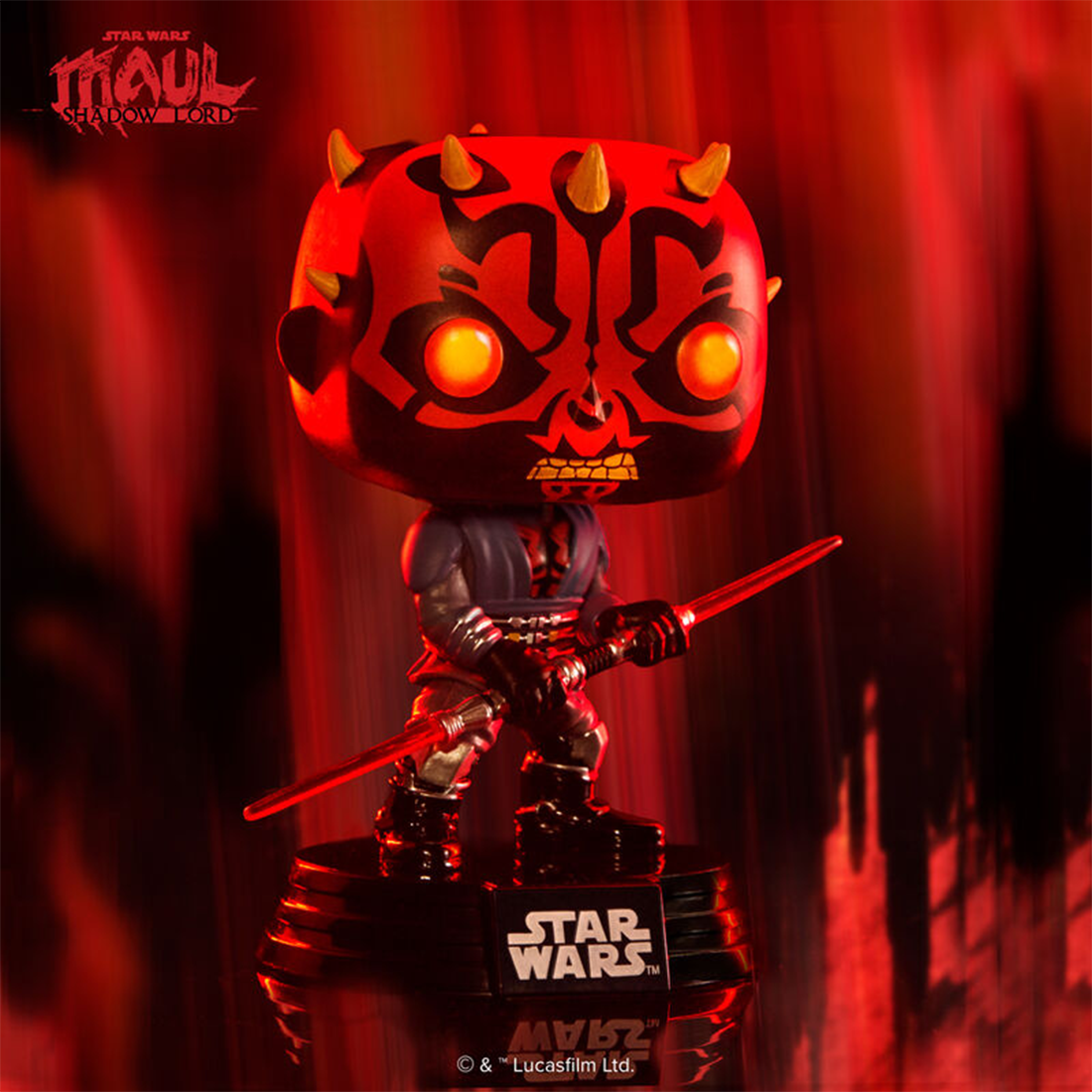 Funko Pop! Star Wars: Maul Shadow Lord - Pop 1 #828 - مجسم Funko Pop! Star Wars: Maul Shadow Lord - Pop 1 #828 - مجسم