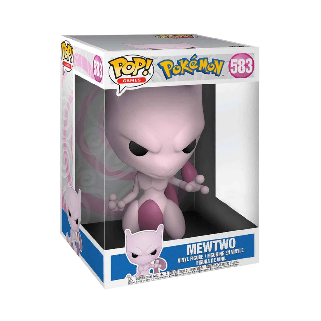 Pop! Jumbo: Pokemon - Mewtwo (EMEA) #583 - مجسم Pop! Jumbo: Pokemon - Mewtwo (EMEA) #583 - مجسم