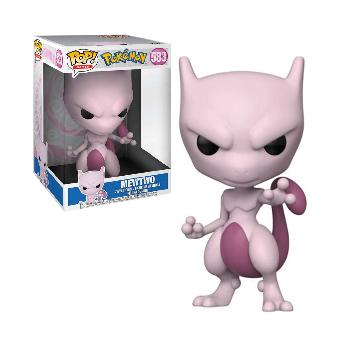 Pop! Jumbo: Pokemon - Mewtwo (EMEA) #583 - مجسم Pop! Jumbo: Pokemon - Mewtwo (EMEA) #583 - مجسم