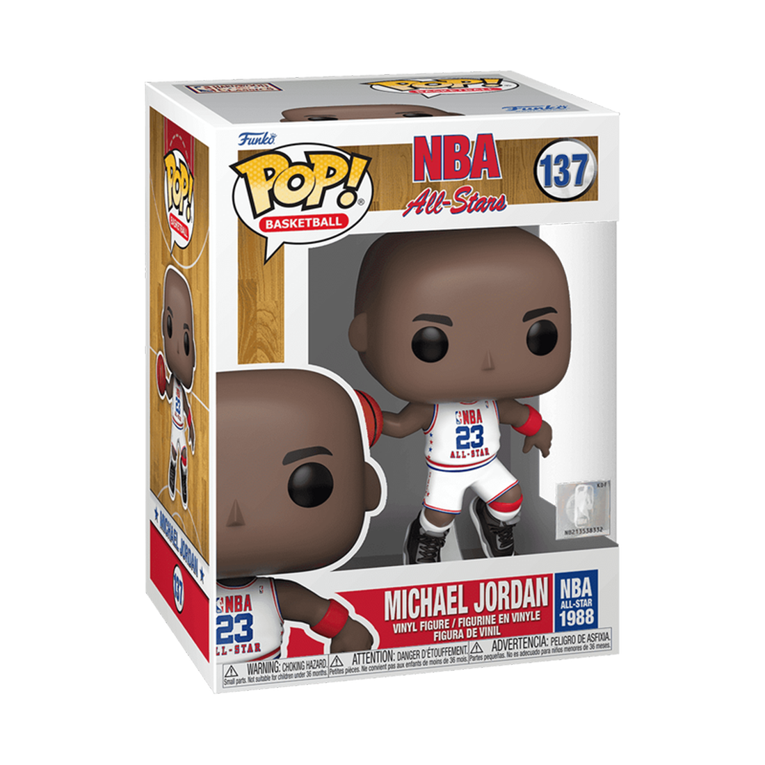 Funko Pop! Basketball: NBA Legends - Michael Jordan (1988 All Star Games) #137 - مجسم - Store 974 Electronics WLL  | ستور٩٧٤ للالكترونيات ذ.م.م