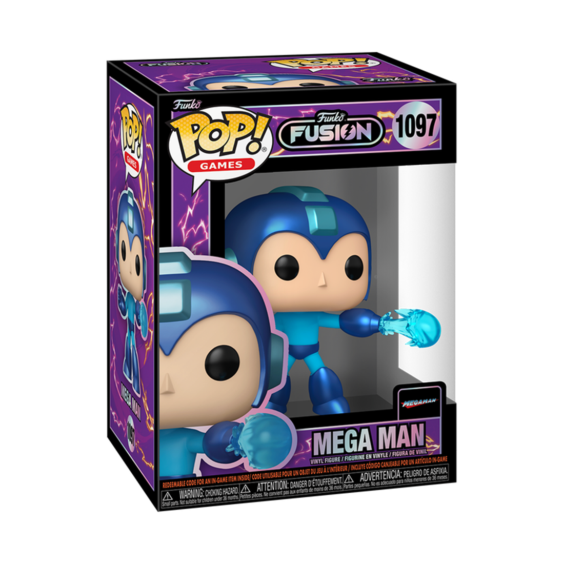 Pop! Games: Funko Fusion - Mega Man w/chase #1097 - مجسم