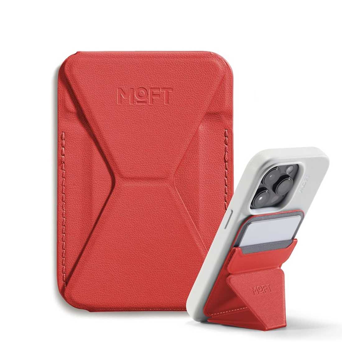 MOFT Snap-On iPhone Stand & Wallet Movas - Sunset - أكسسوارات - Store 974 Electronics WLL  | ستور٩٧٤ للالكترونيات ذ.م.م