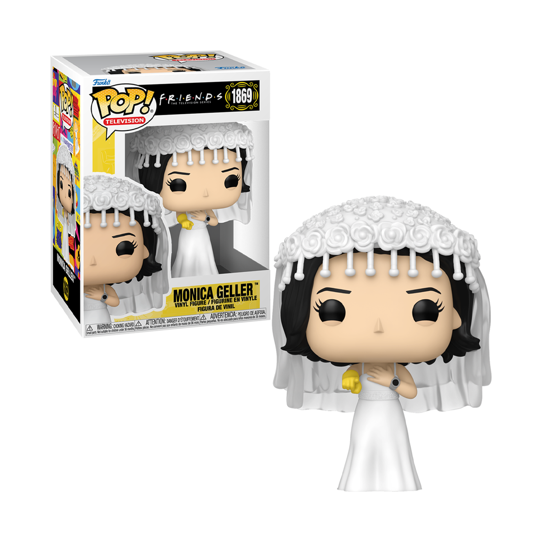 Funko Pop! Tv: Friends S7 - Monica Wedding Dress #1869 - دمية Funko Pop! Tv: Friends S7 - Monica Wedding Dress #1869 - دمية