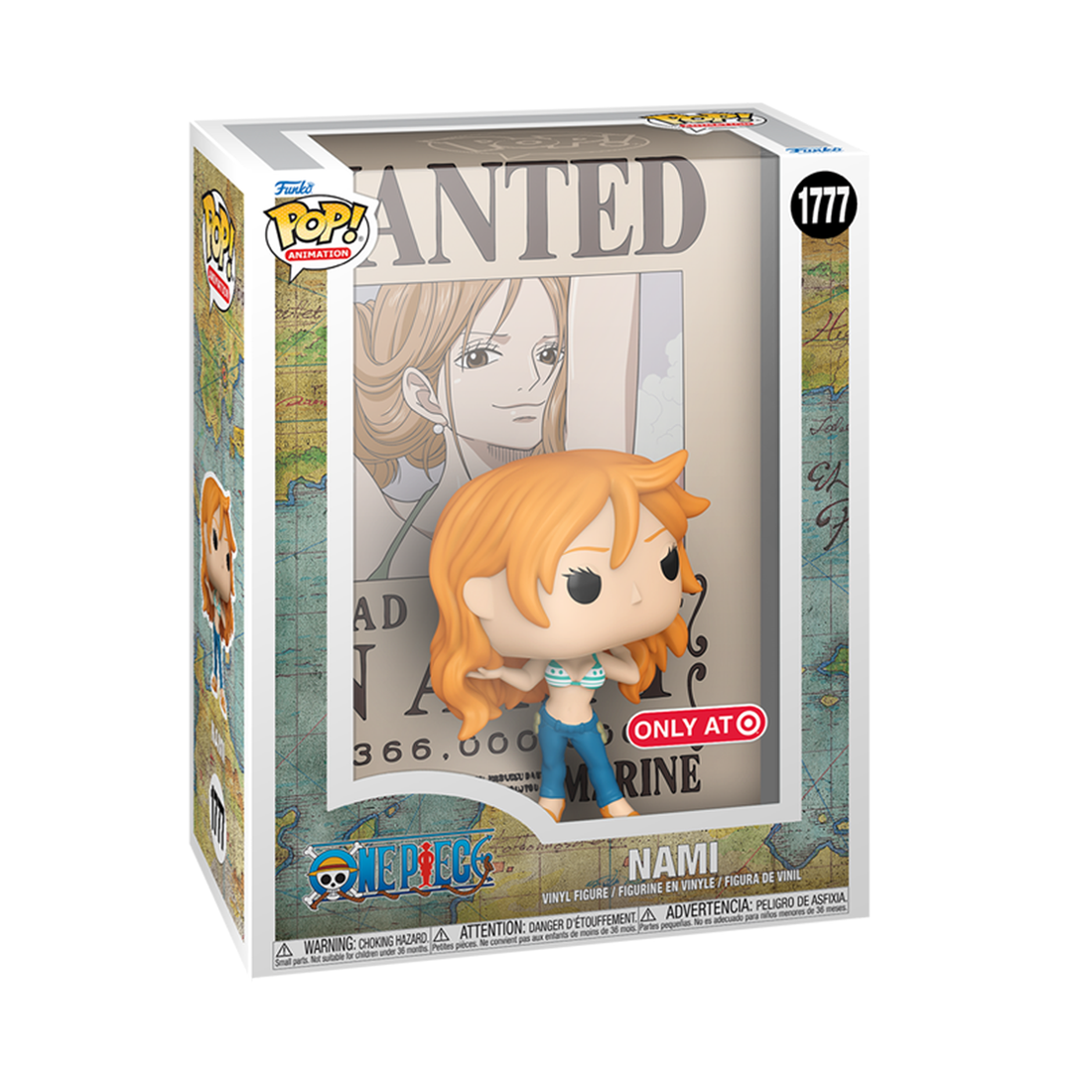 Funko Pop Game Case! Animation: One Piece - Nami (Wanted Poster)(Exc) #1777 - مجسم